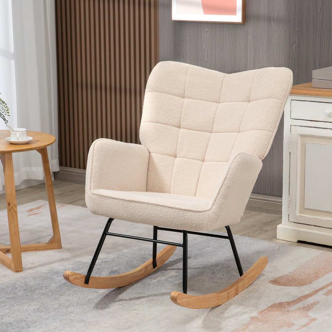 Wingback Rocking Chair for Nursing