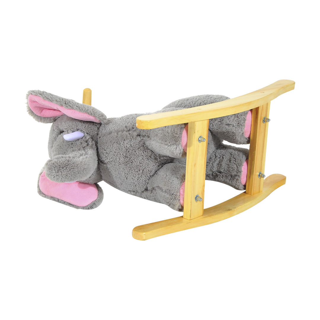 Plush Elephant Rocking Horse for Kids