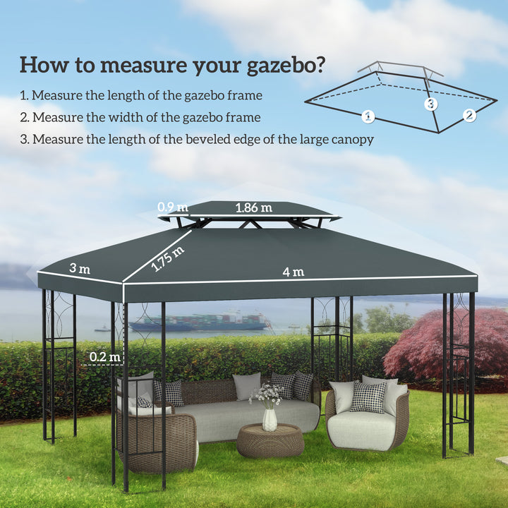 Gazebo Replacement Canopy Roof