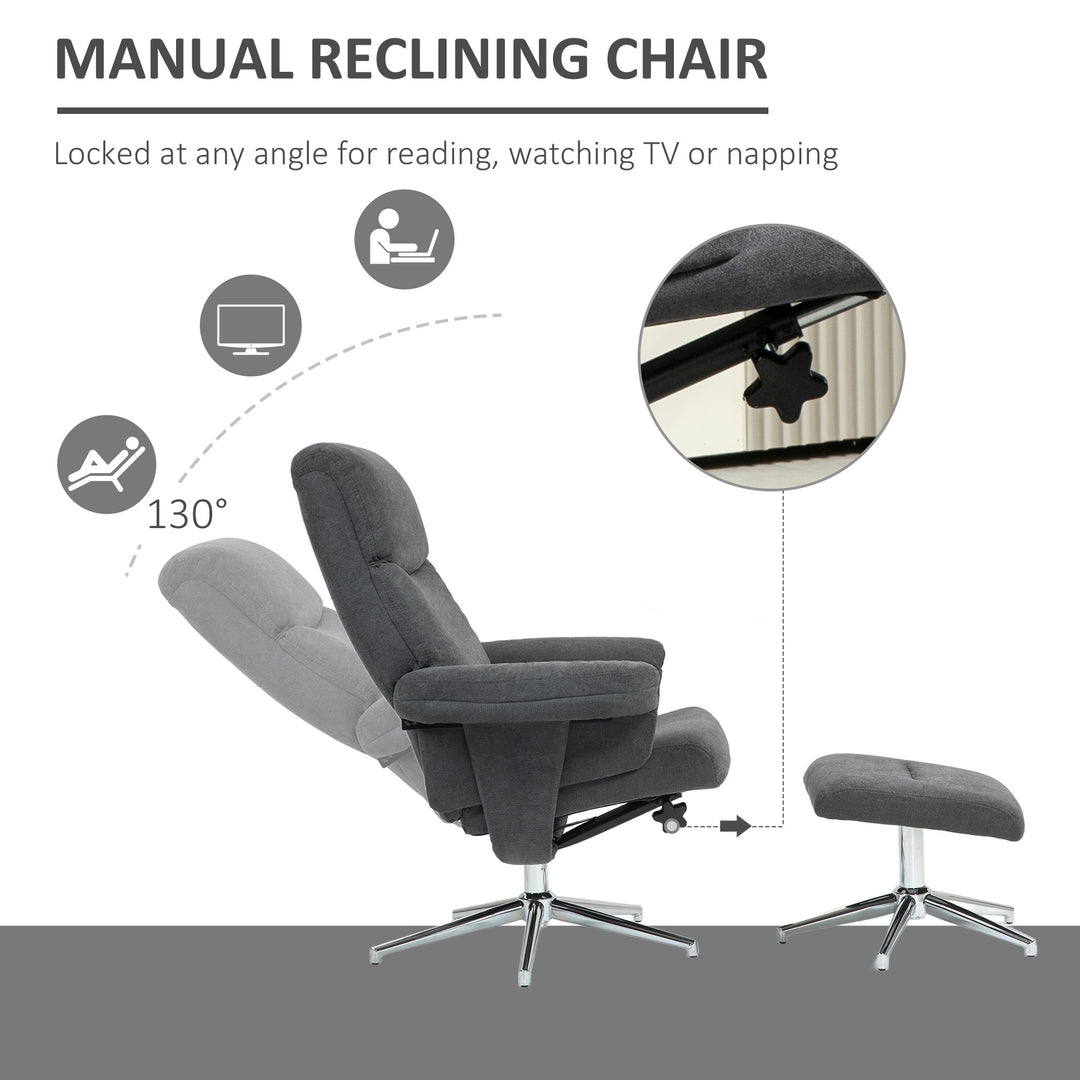 Recliner Chair with Footstool