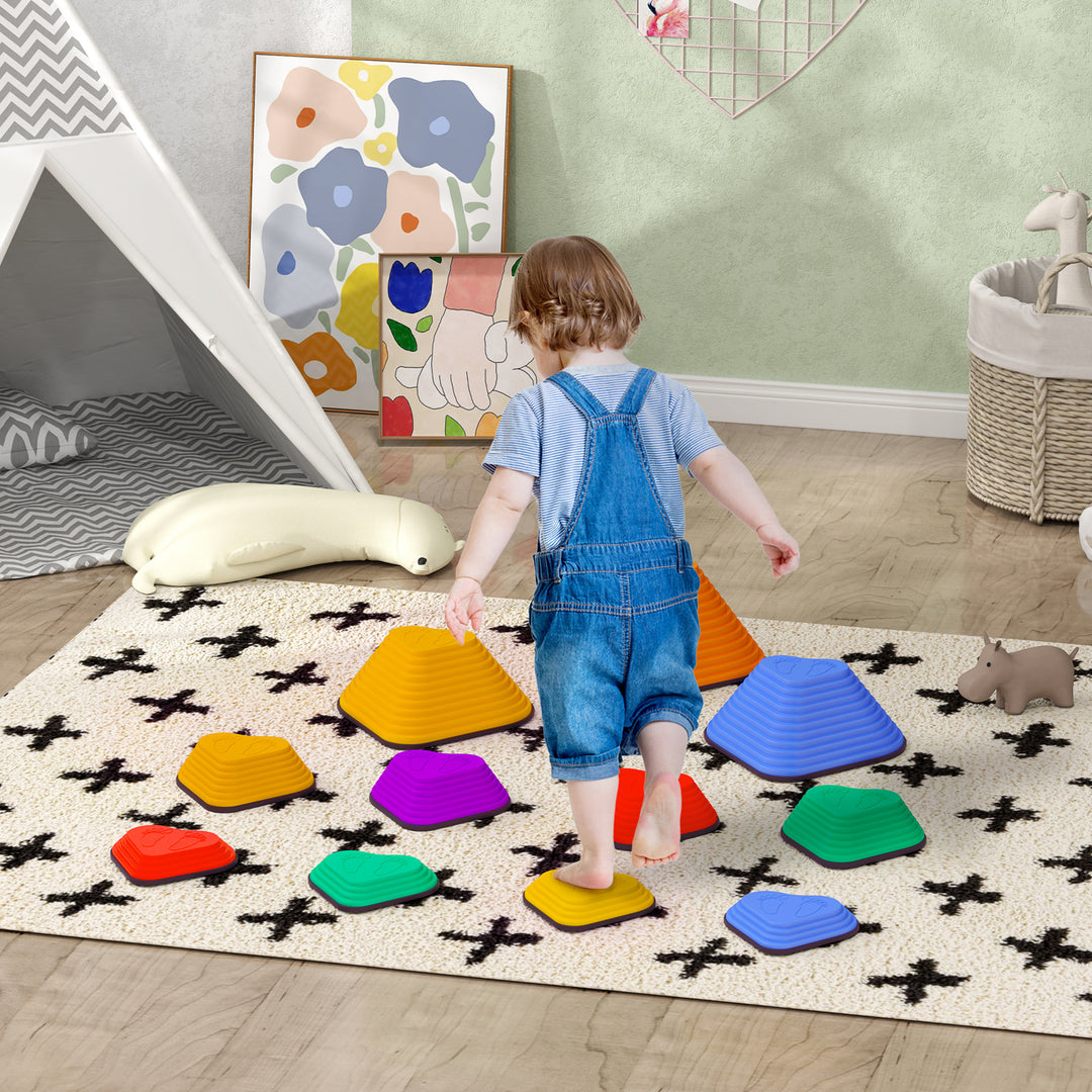 11PCs Heart-Shaped Kids Stepping Stones Balance & Motor Skills