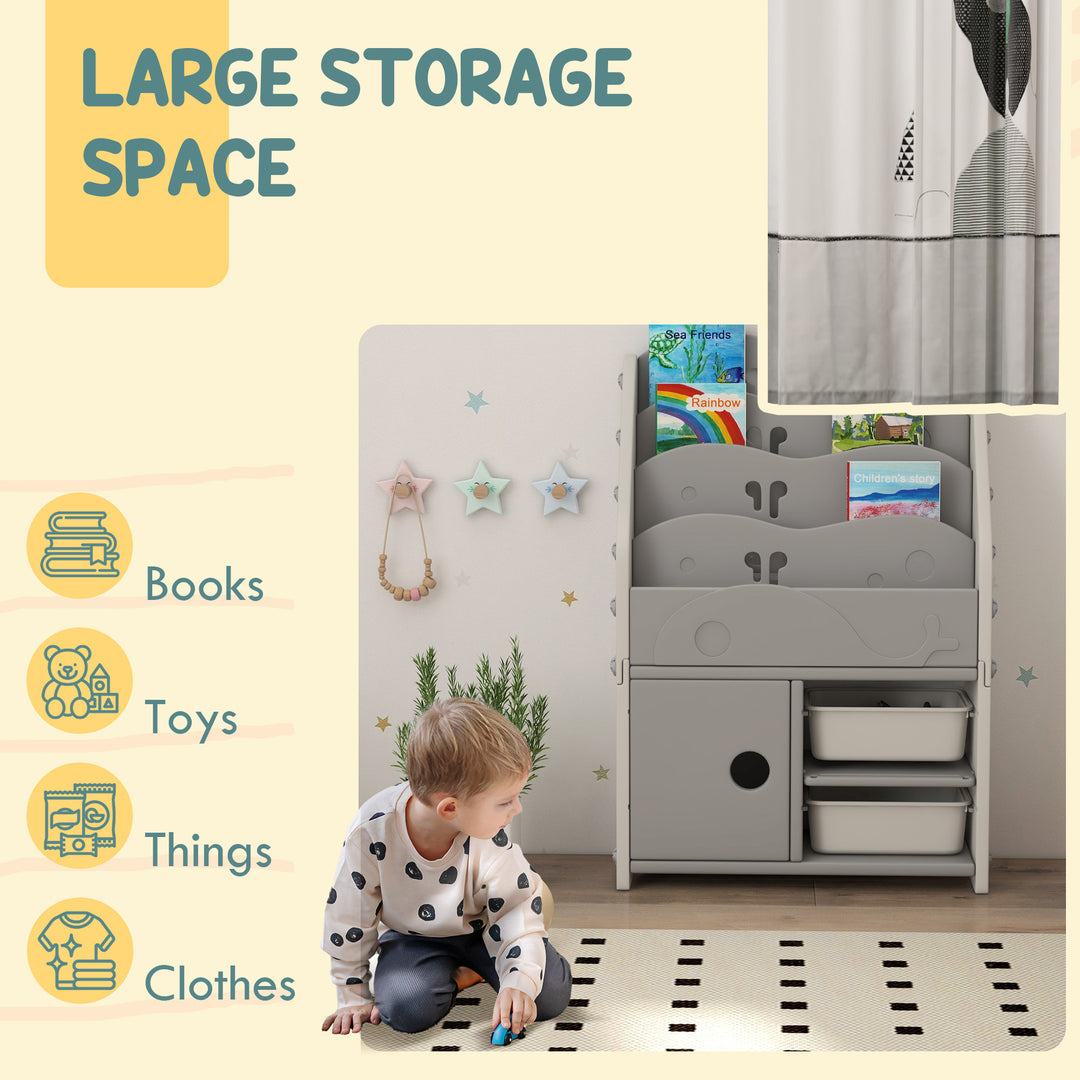 Kids Storage Units with 2 Storage Boxes