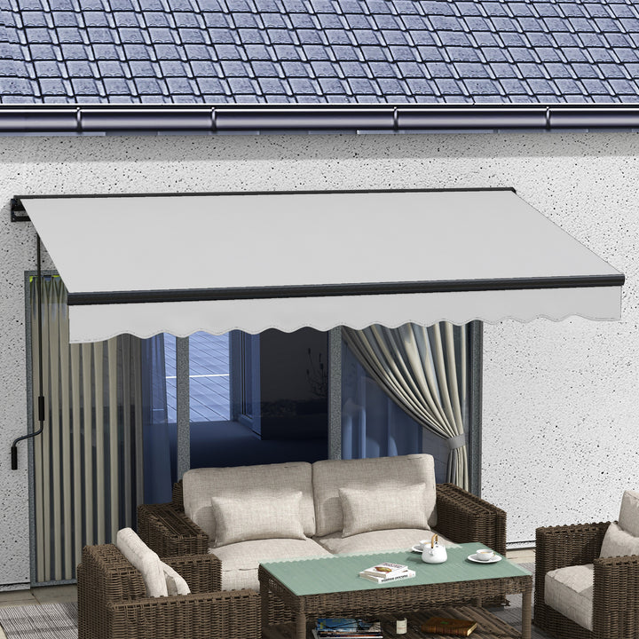 3.5 x 2.5m Aluminium Frame Electric Awning