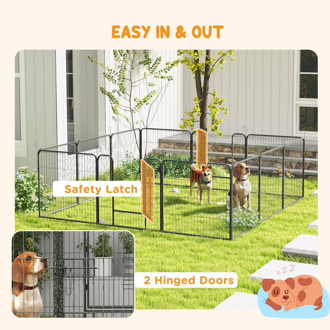 Heavy Duty 12 Panel Puppy Playpen