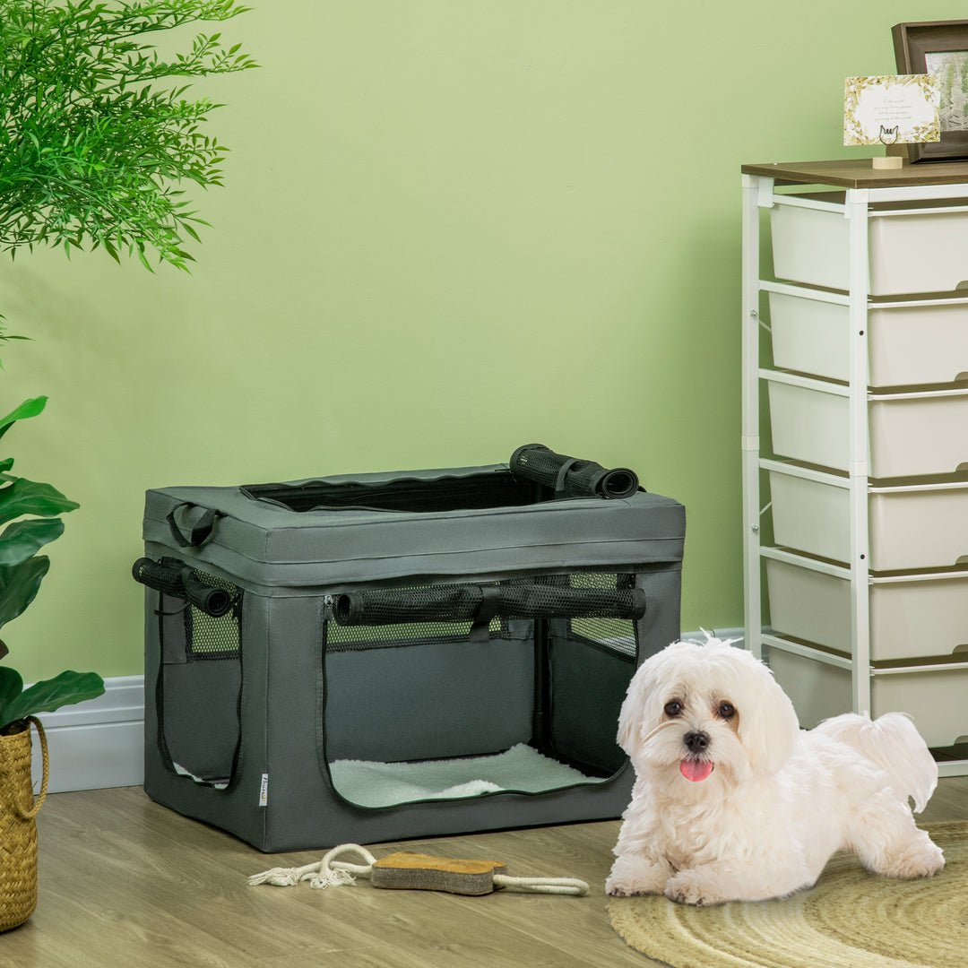 Portable Pet Carrier: Foldable Travel Bag for Cats & Small Dogs