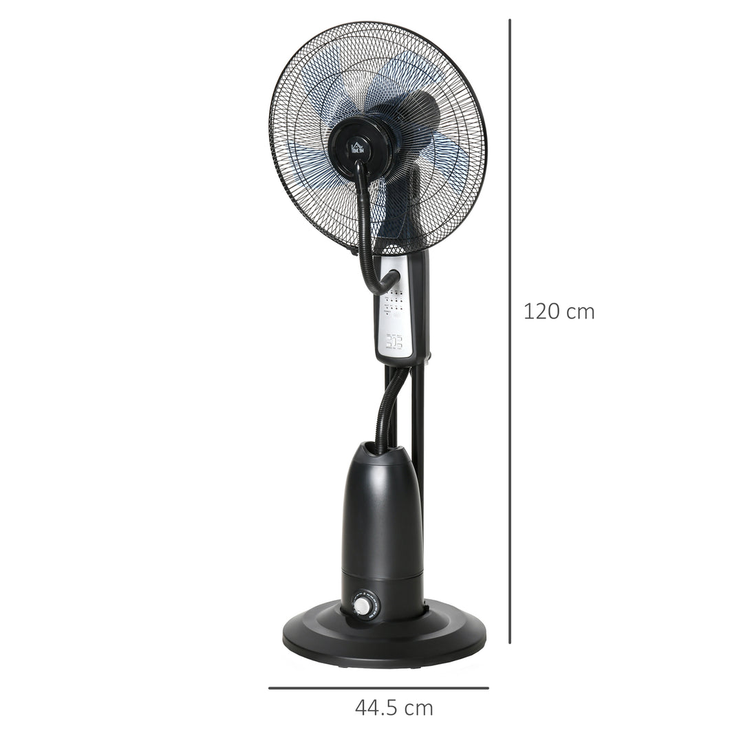 Pedestal Fan with Water Mist Spray