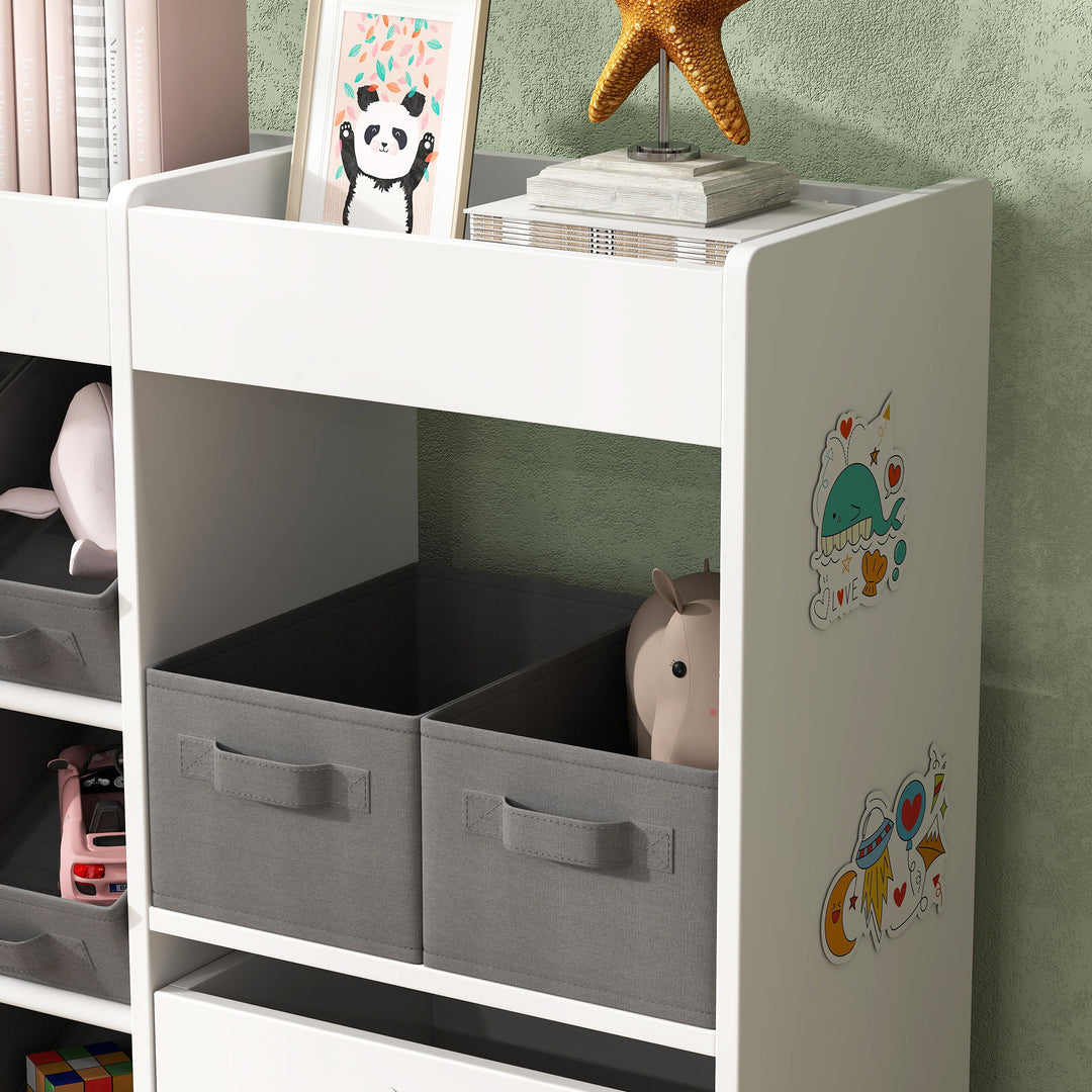 Kids Toy Storage Unit with 11 Bins