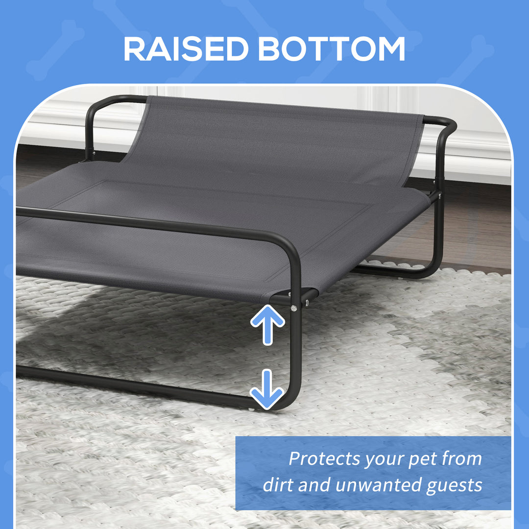 Washable Raised Pet Bed with Slope Headrest