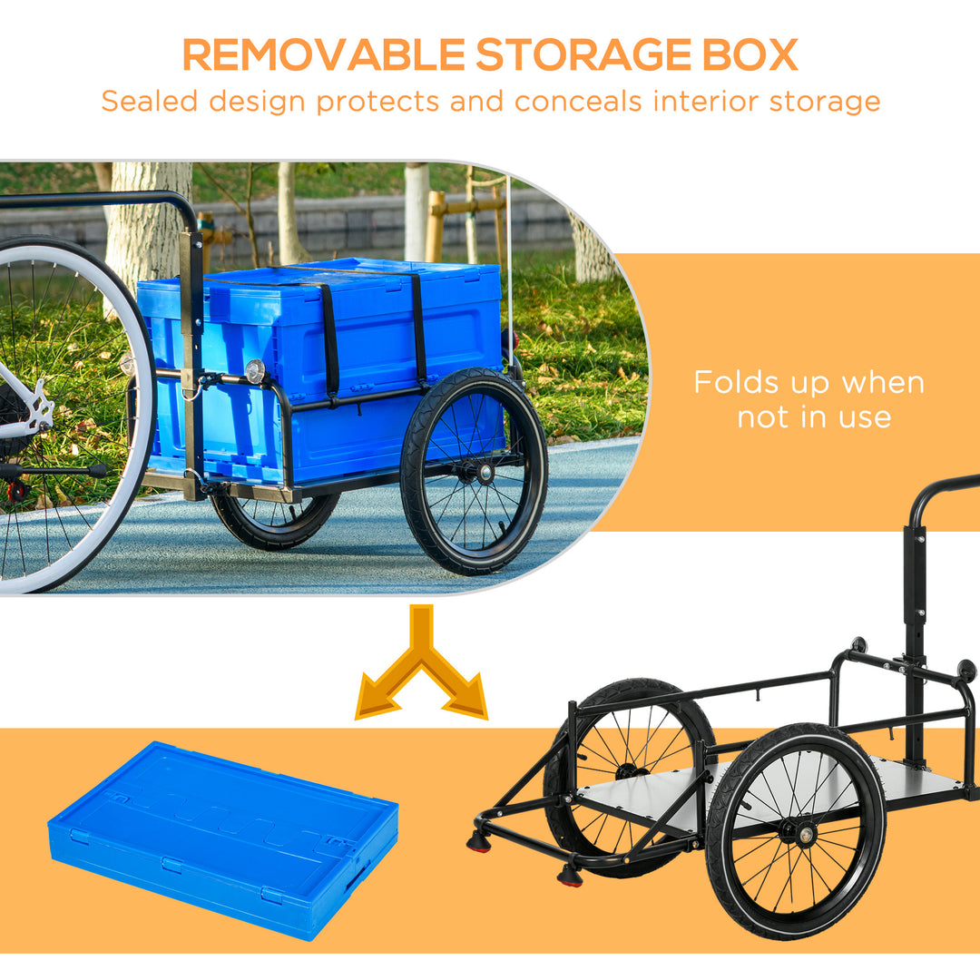 Bicycle Cargo Trailer with Steel Frame