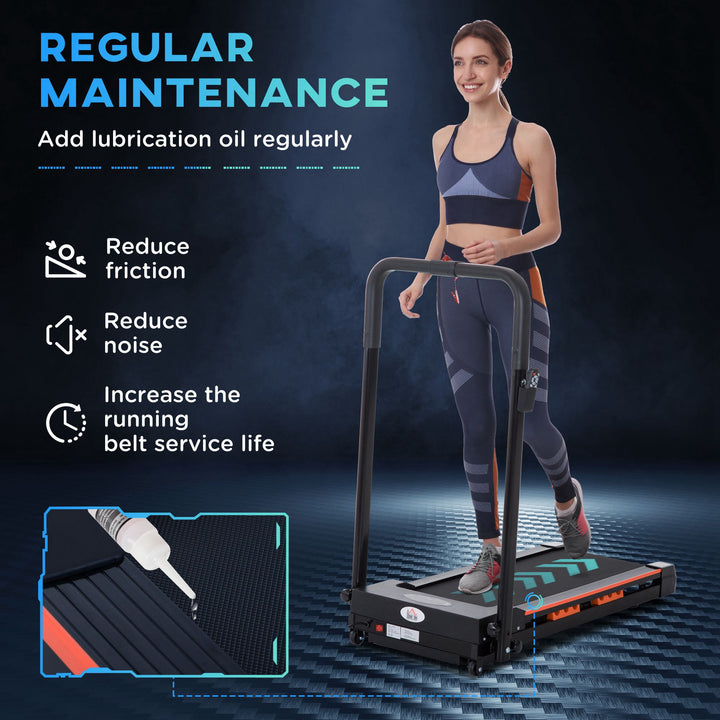 Electric Motorized Treadmill Walking Machine Foldable - 0.5hp 1 to 6 km/h Indoor Fitness Exercise Gym w / Remote Control