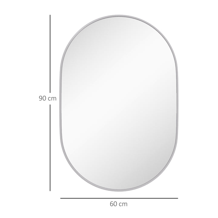 Oval Bathroom Mirror