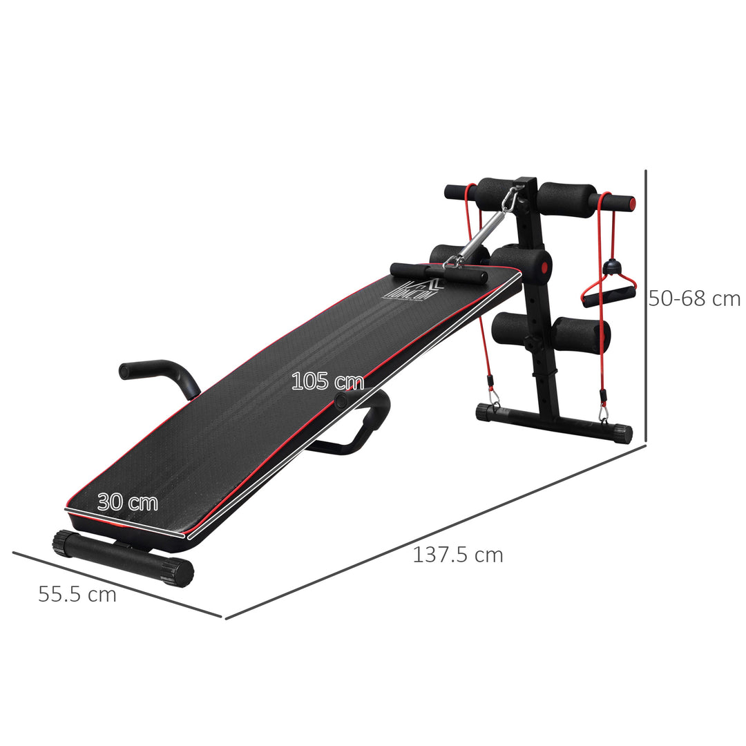 Durable Steel Sit Up Bench for Home Gym Fitness