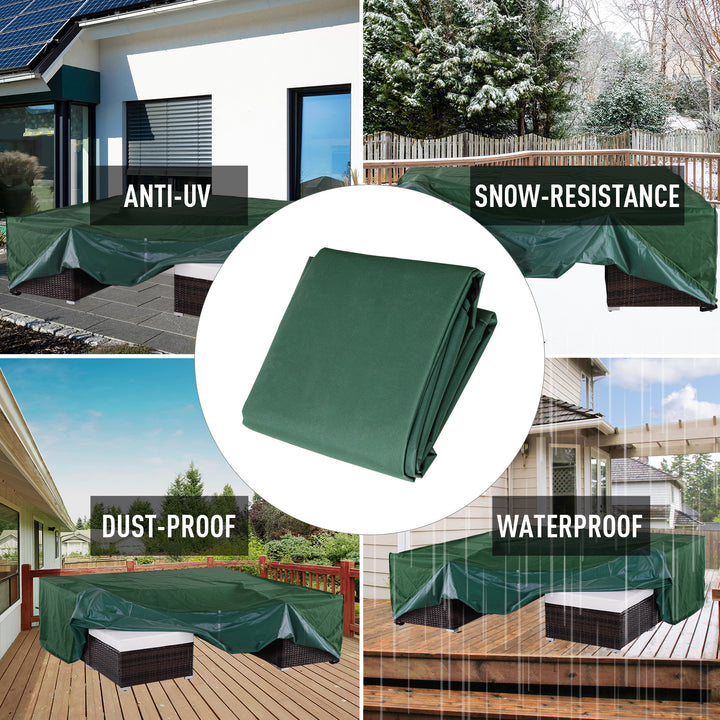 Rattan Furniture Protector: Cube-Shaped UV & Rain Guard for Garden Wicker