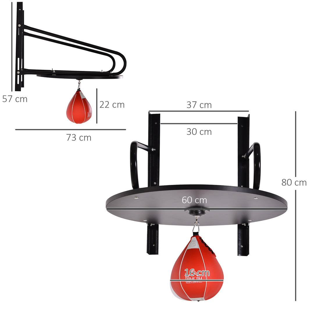 Boxing Speed Ball Set: Pear Bag with Platform