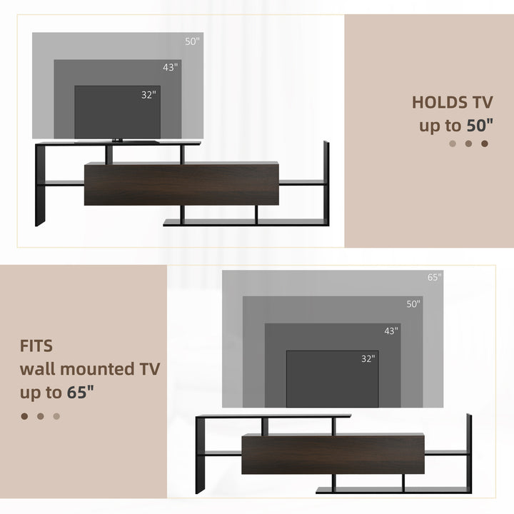 TV Cabinet: Wall-Mounted Media Unit for 65" TVs