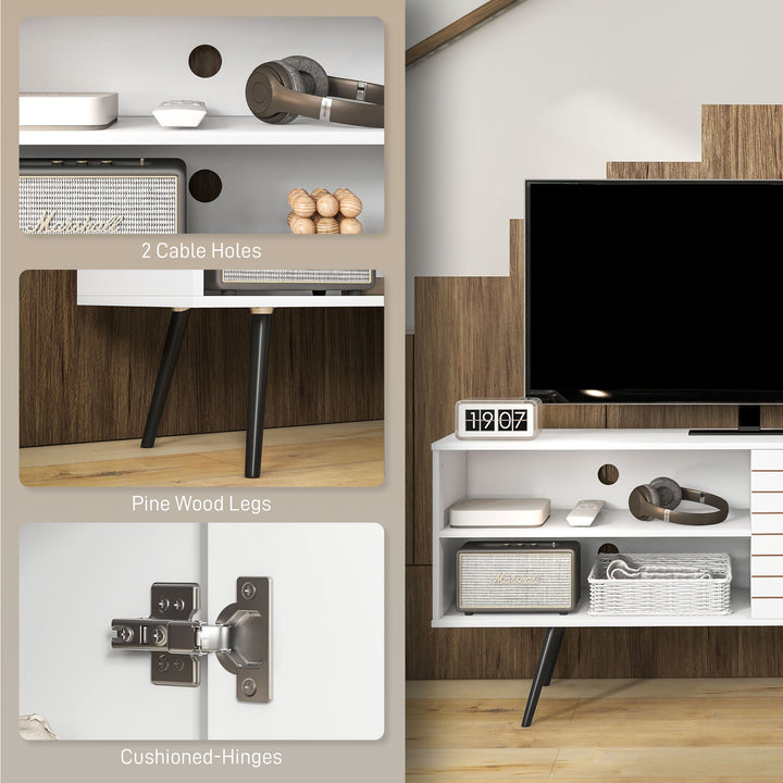 HOMCOM TV Stand for 65-Inch TVs