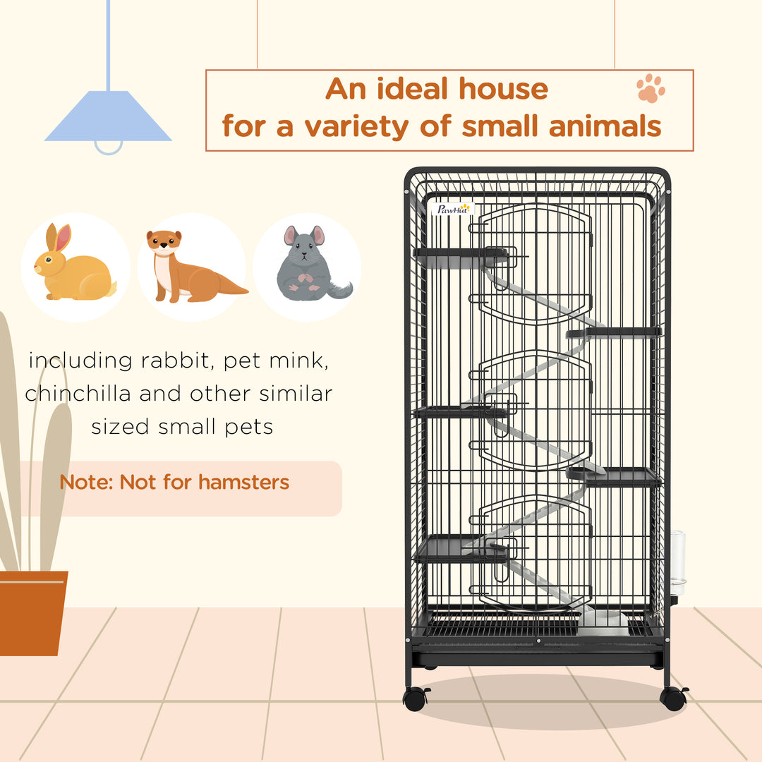 Five-Level Tall Small Animal Cage