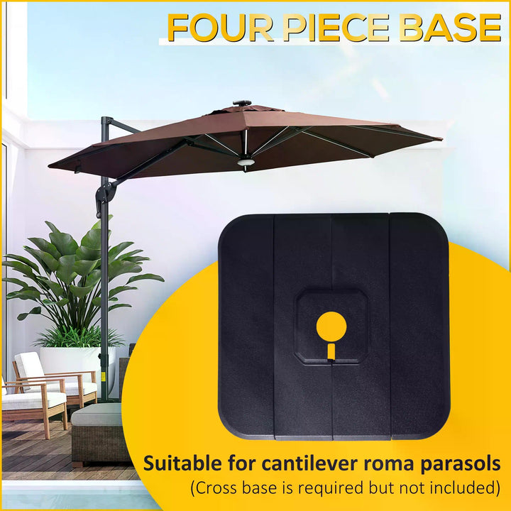 Set of 4 Cantilever Weights for Outdoor Parasol Stability