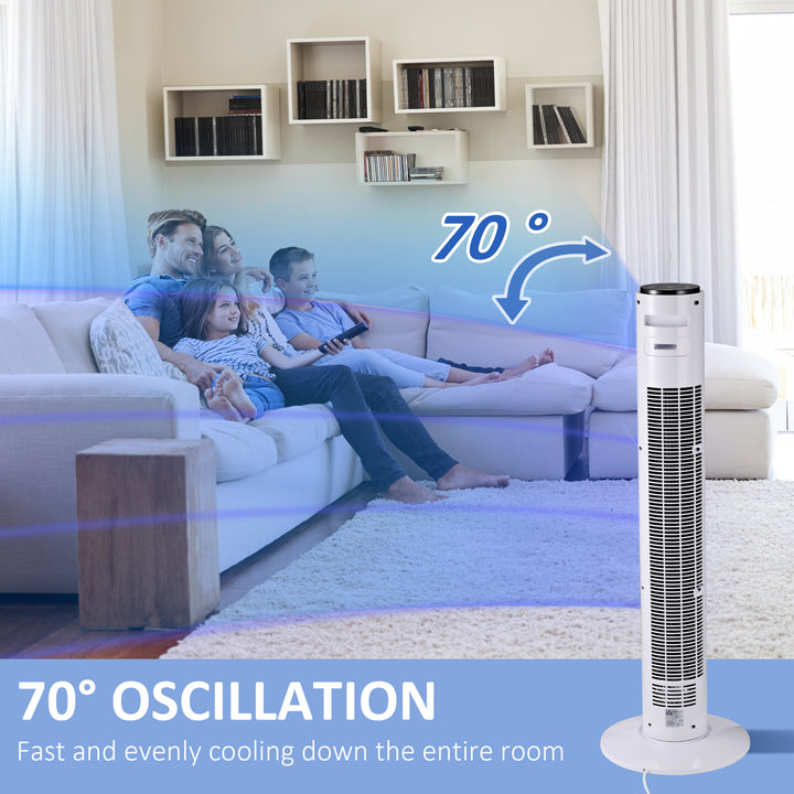 Freestanding 38'' Tower Fan with 3 Speeds