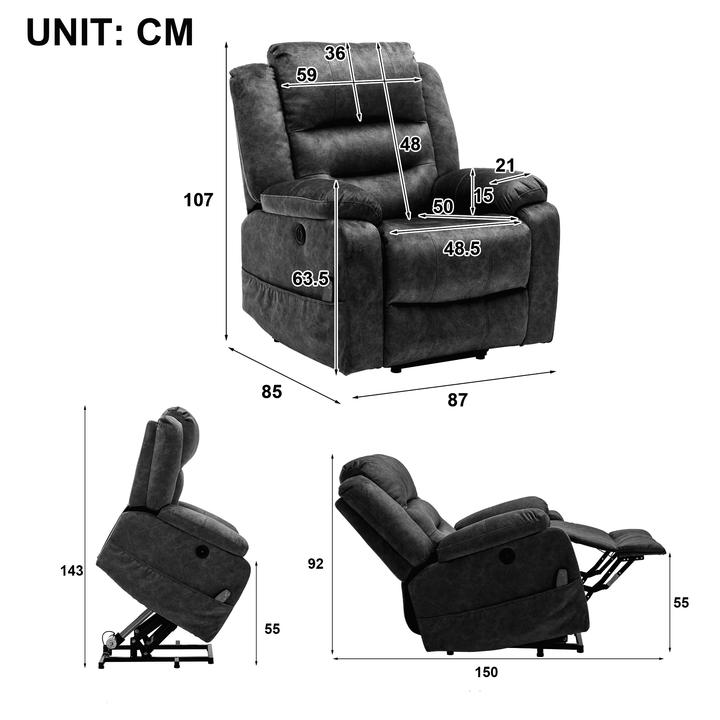 Electric Recliner Massage Chair with Heating