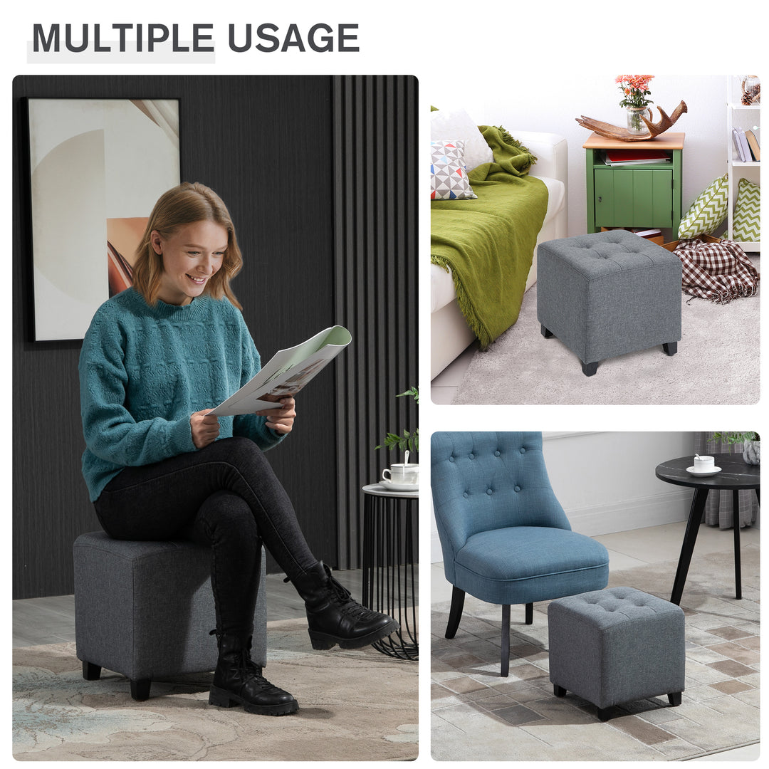 Stylish Square Ottoman Footstool