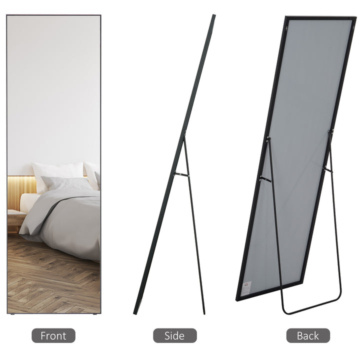 Free Standing Mirror w/ Anti-Slip Pads & Explosion-Proof Film for Bedroom & Dressing Room