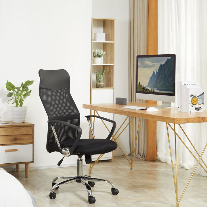 HOMCOM Ergonomic Chair, Black