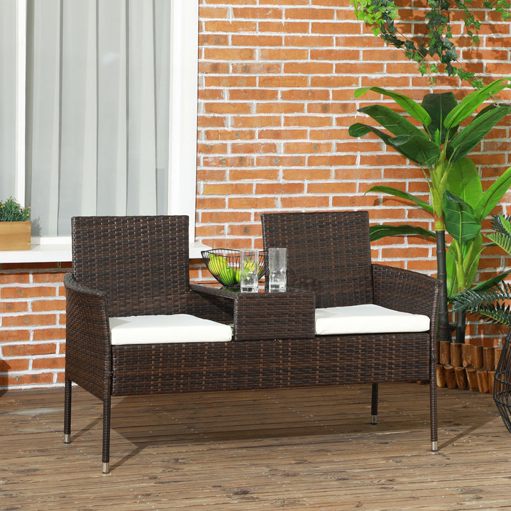 Two-Seat Rattan Chair