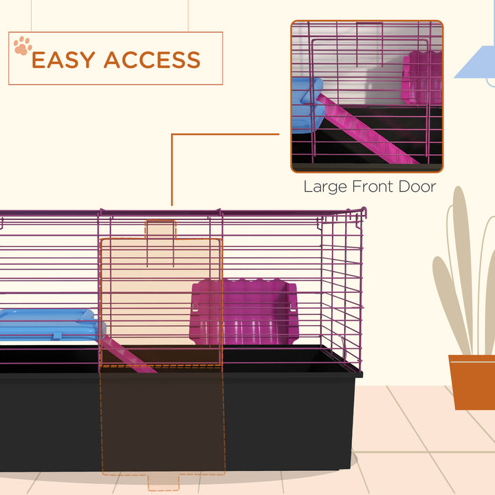 Chinchillas Small Rabbit Guinea Pig Small Animal Cage Pet Playhouse with Platform Ramp