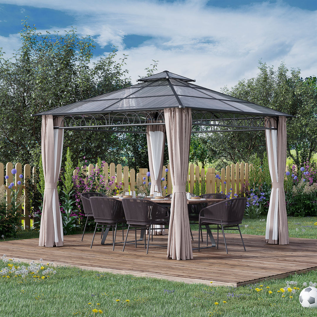 3 x 3 (m) Outdoor Polycarbonate Gazebo