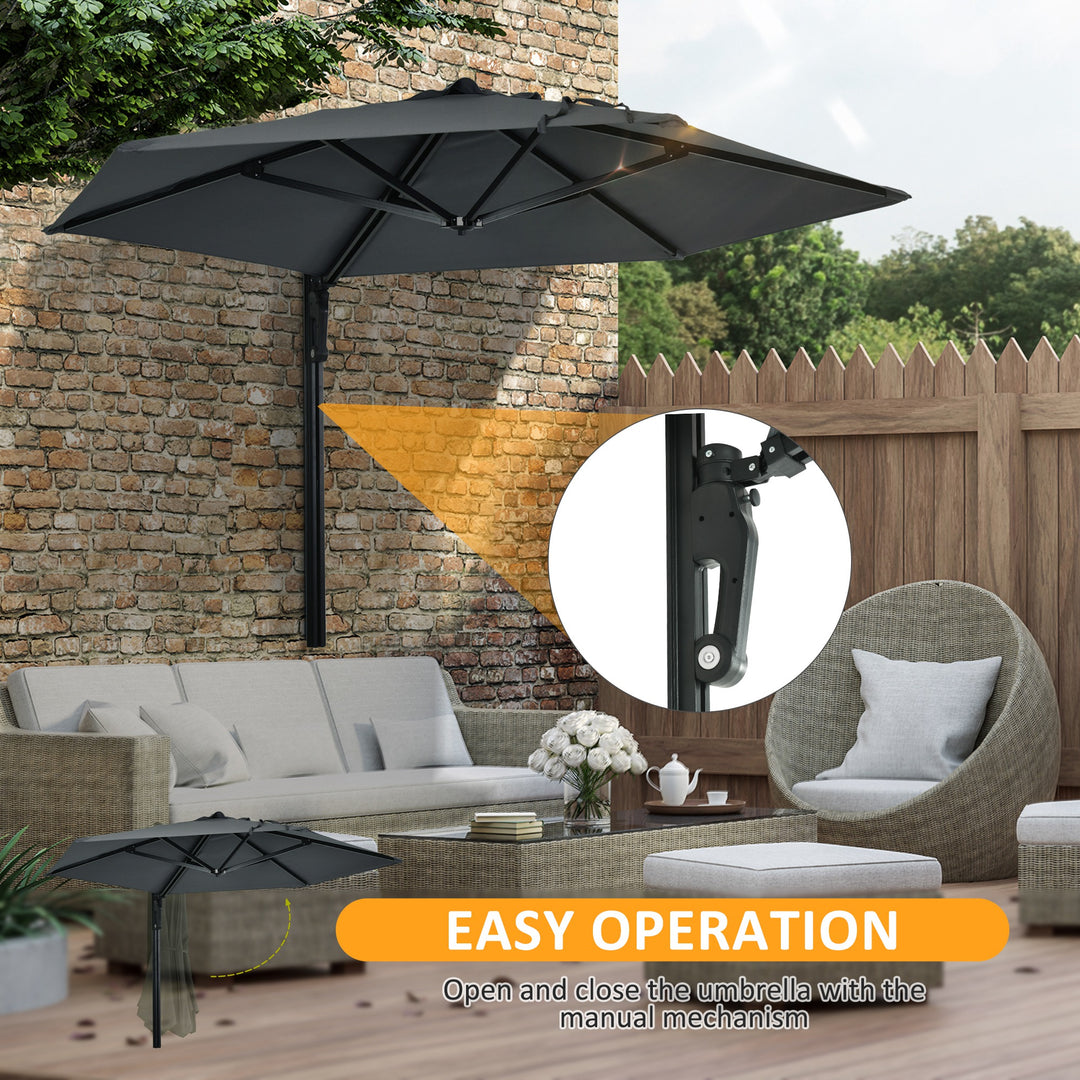 Waterproof Wall Mounted Parasol