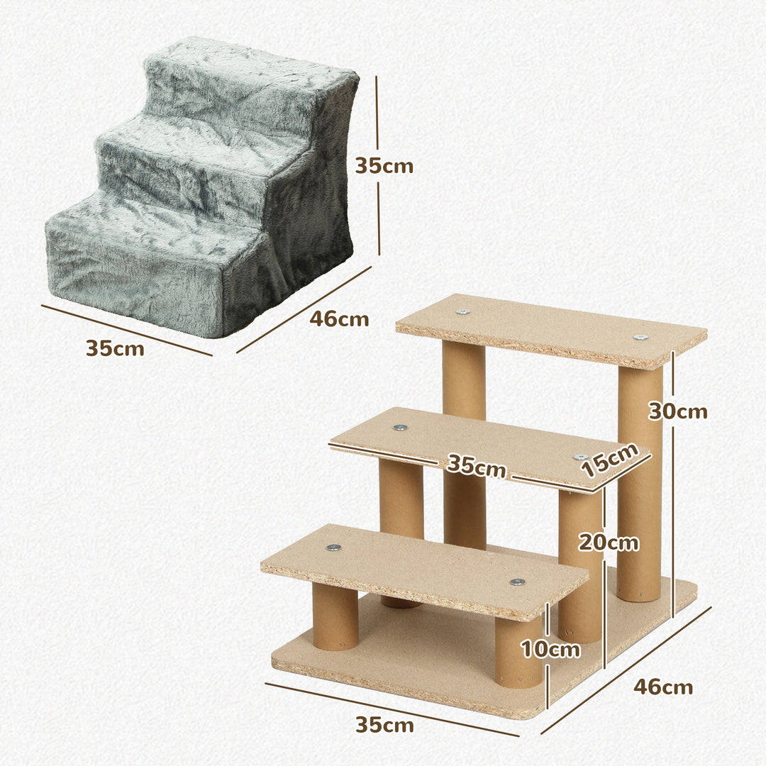 Three-Step Dog Stairs