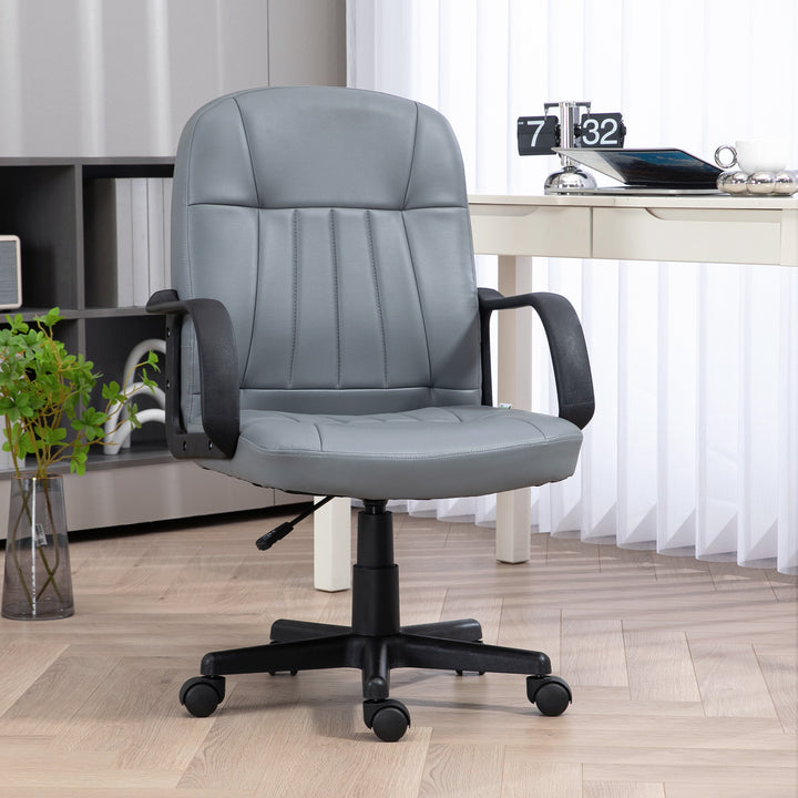 Vinsetto PU Leather Executive Office Chair, Grey