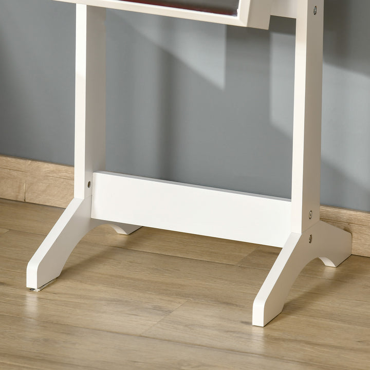 Lockable Jewellery Cabinet with Full-Length Mirror