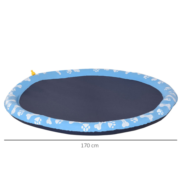 Splash Pad Sprinkler 170cm for Dogs