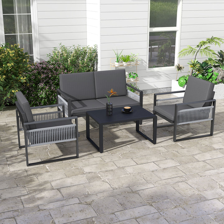 Four-Piece Aluminium Garden Dining Set