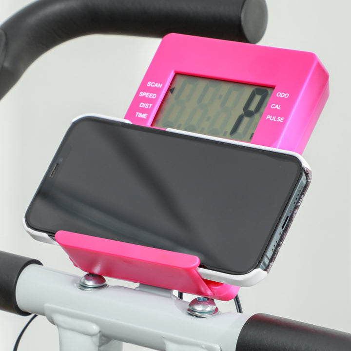 Foldable Exercise Bike with 8-Level Magnetic Resistance