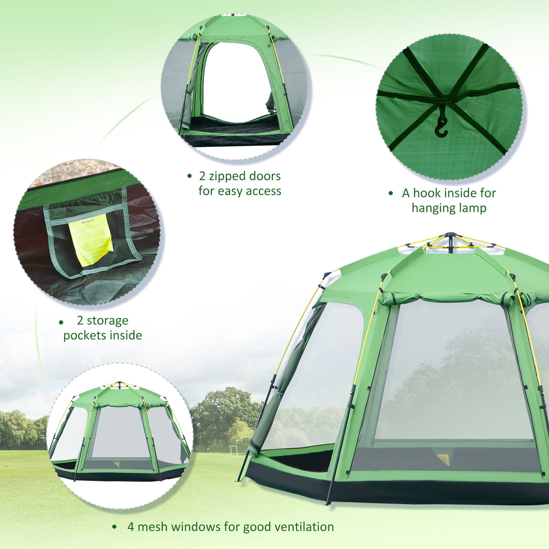 6 Person Pop Up Camping Tent