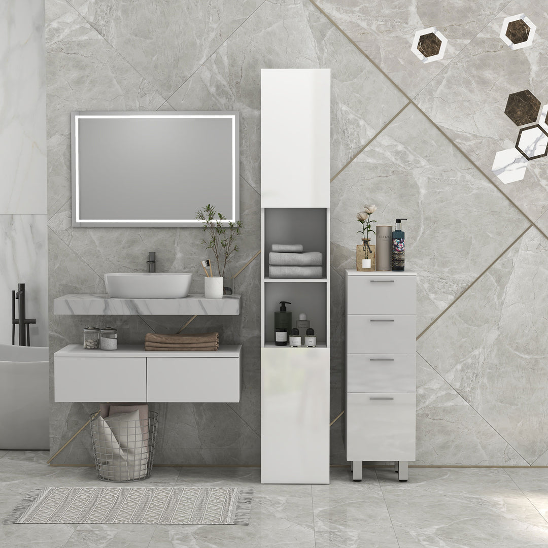 Kleankin Multi-Storage Slim Bathroom Cabinet