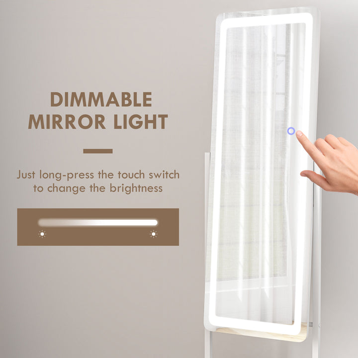 Full Length Dressing Mirror with LED Lights