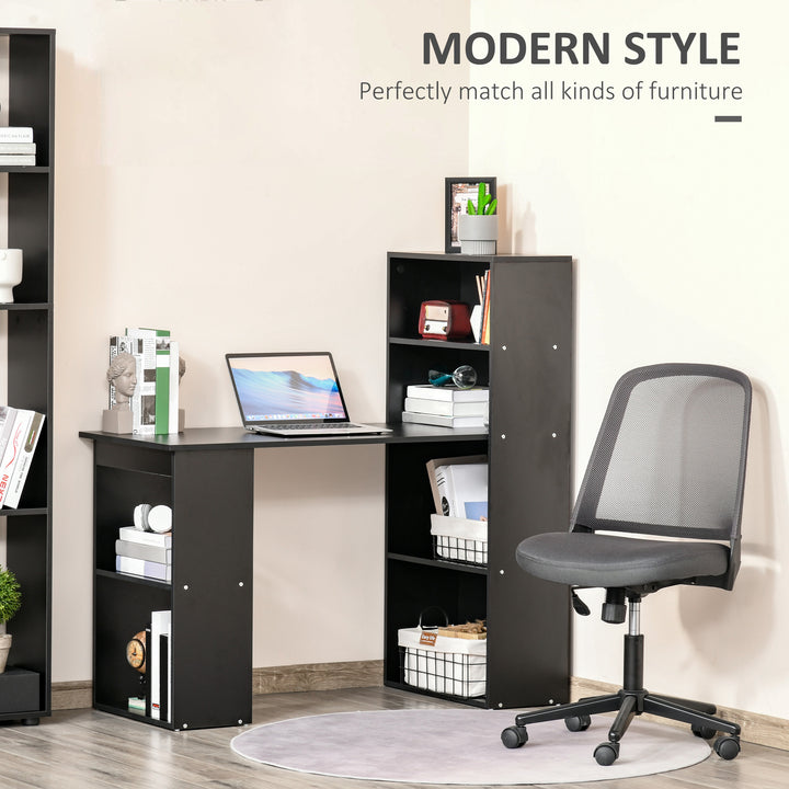 HOMCOM 120cm Desk with Shelves