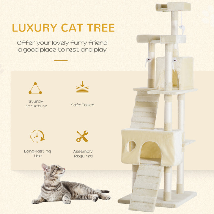 Multi Level Cat Tower with Sisal Posts