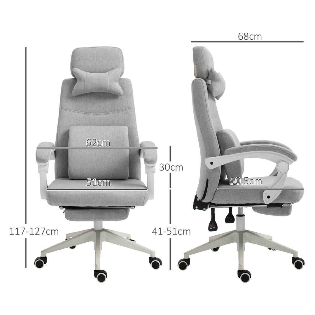 Vinsetto Reclining Chair, Grey