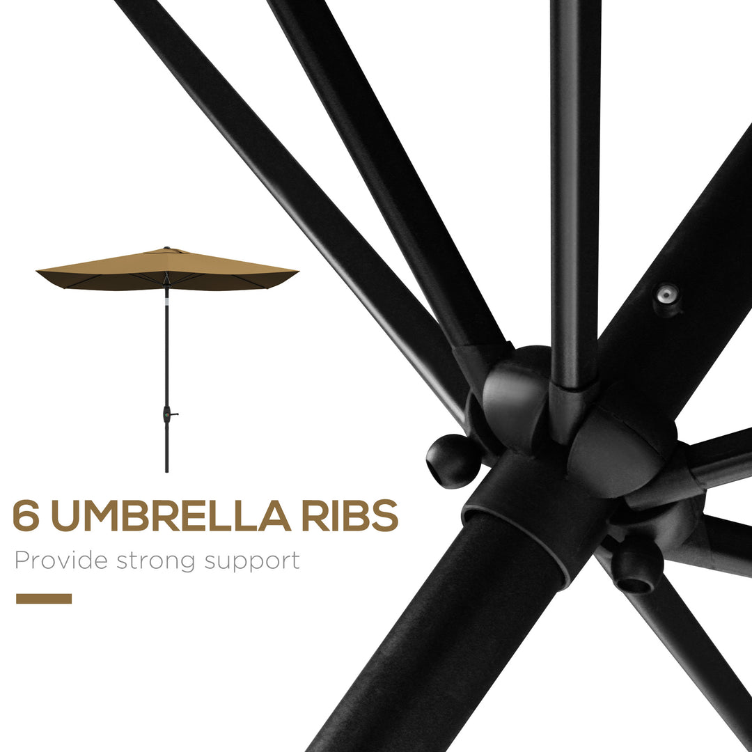 2 x 3(m) Garden Parasol Umbrella