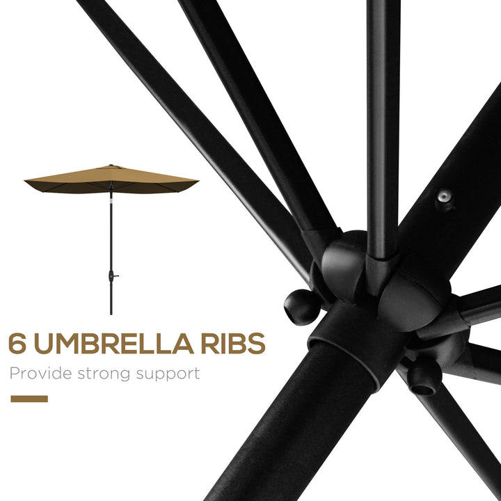 2 x 3(m) Garden Parasol Umbrella