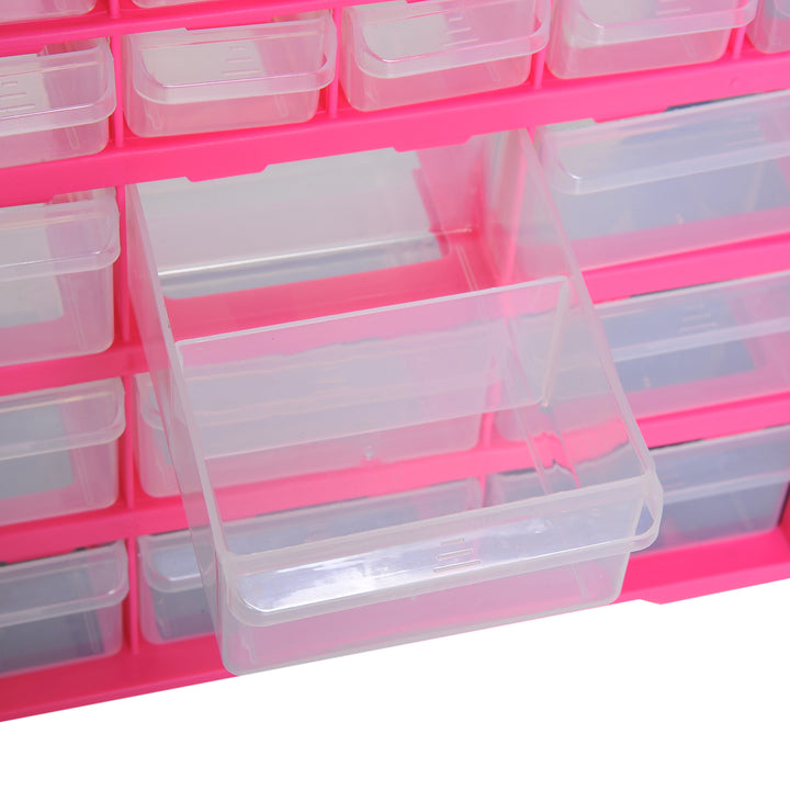 Organiser Cabinet: 39 Drawer Plastic Storage Unit for Small Parts