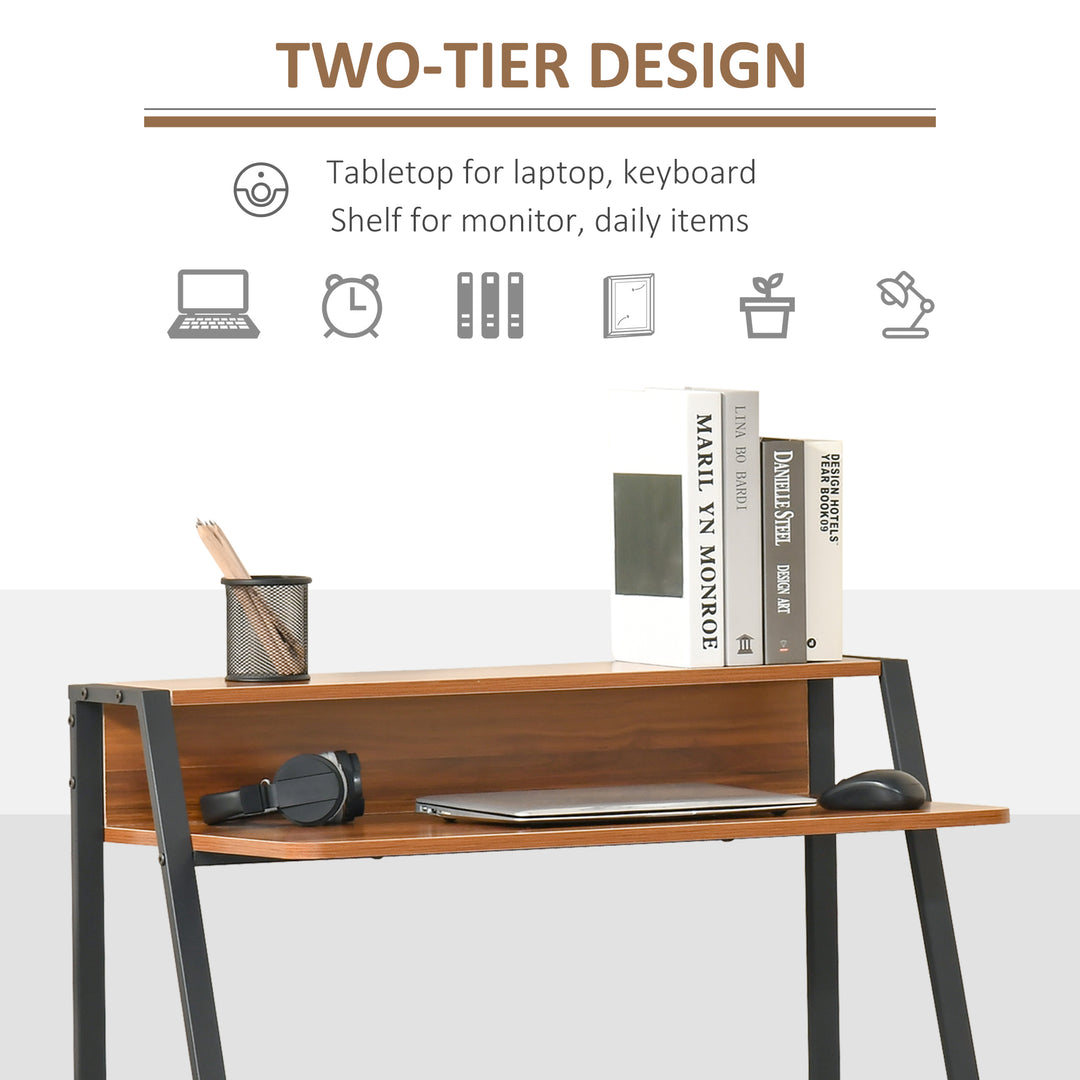 HOMCOM 2-Tier Writing Desk