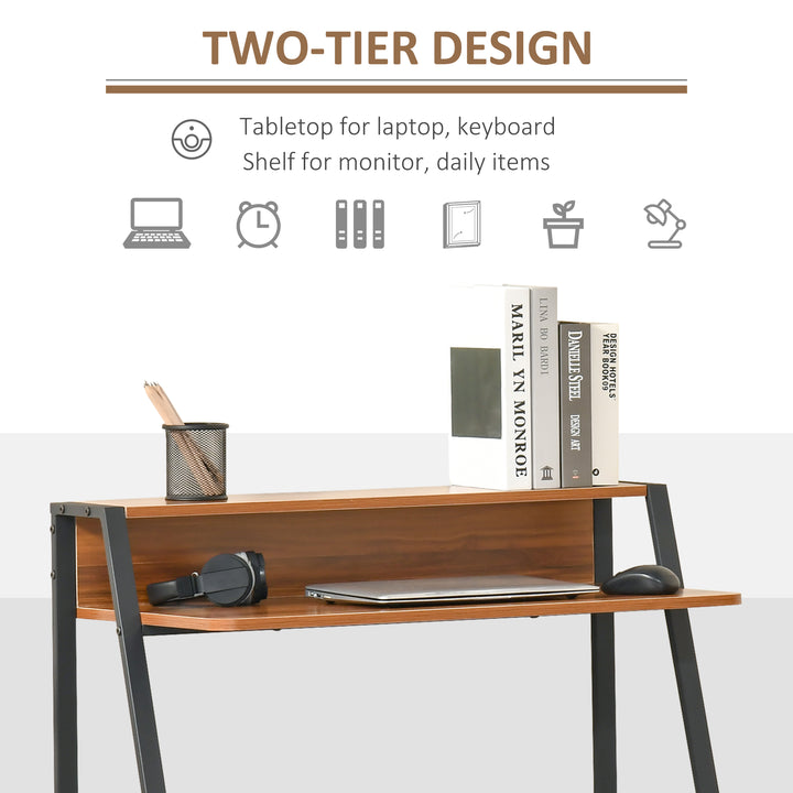 HOMCOM 2-Tier Writing Desk