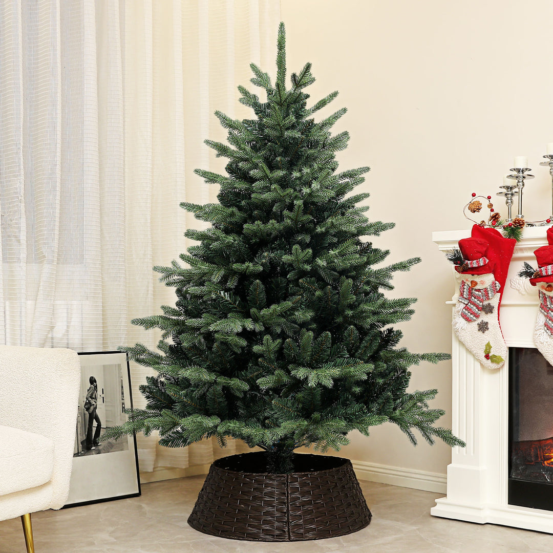 5ft Artificial Spurce Christmas Tree with 1121 Branch Tips and Foldable Steel Base