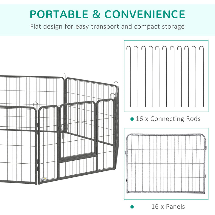 Heavy Duty Dog Pen with 2 Doors